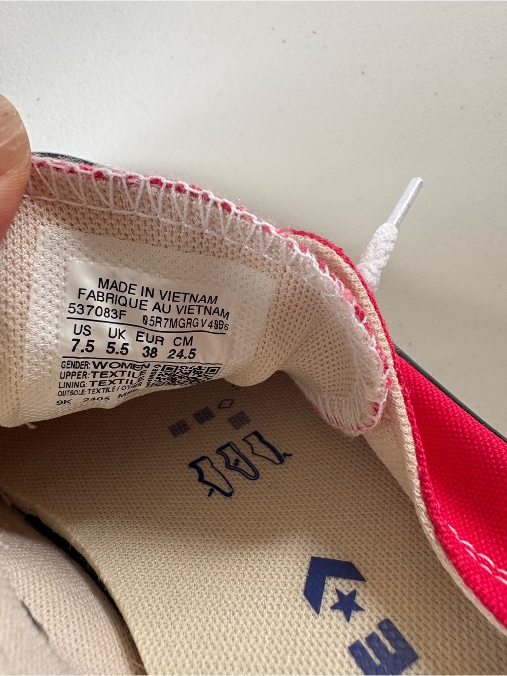 Converse Varsity Red CT Shoreline Slip On - Picture 8 of 10